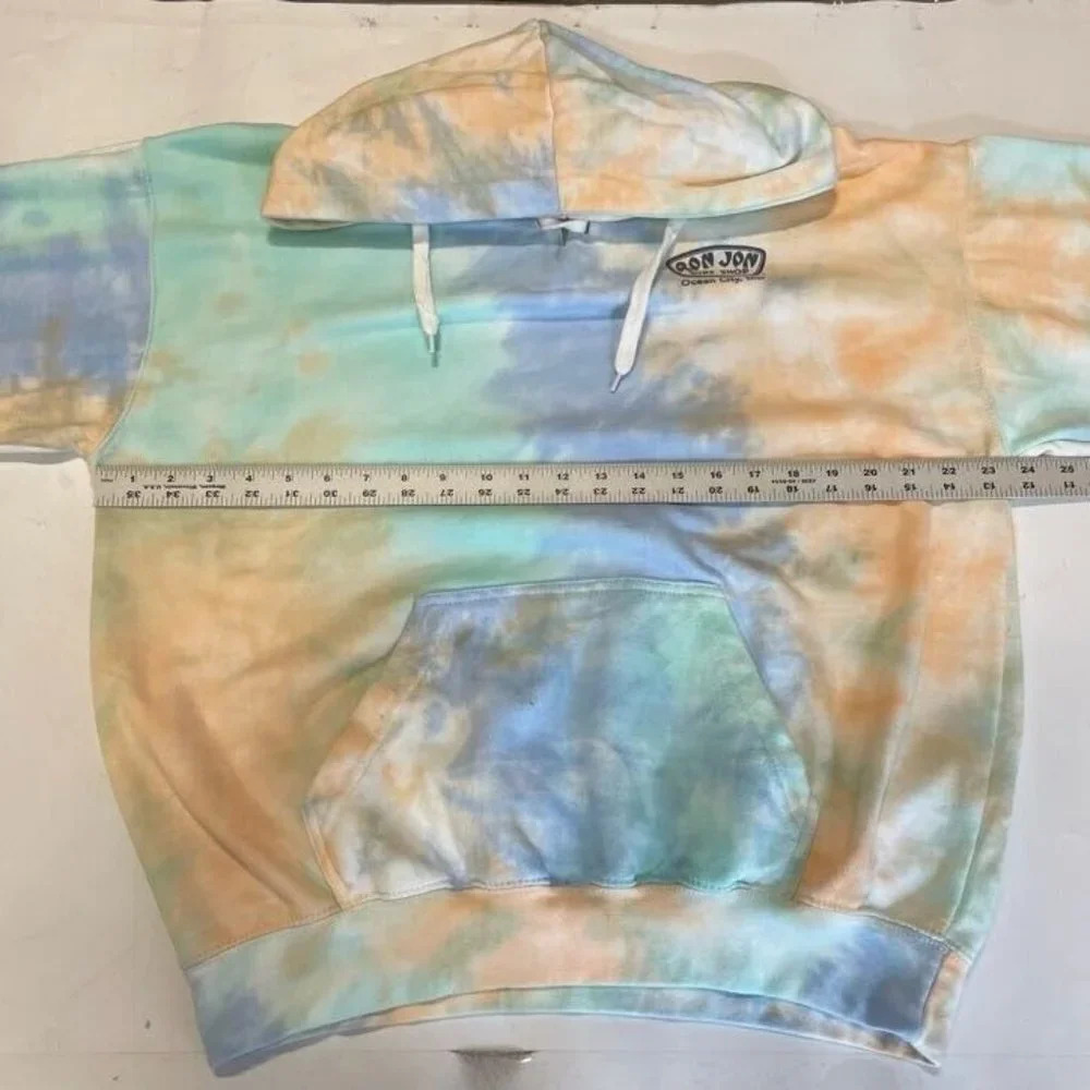 Ron Jon Surf Shop Womens Tie Dye Drawstring Long Sleeve Hoodie Size Large - Picture 7 of 9